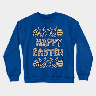 Happy Easter Day Rabbits Crewneck Sweatshirt